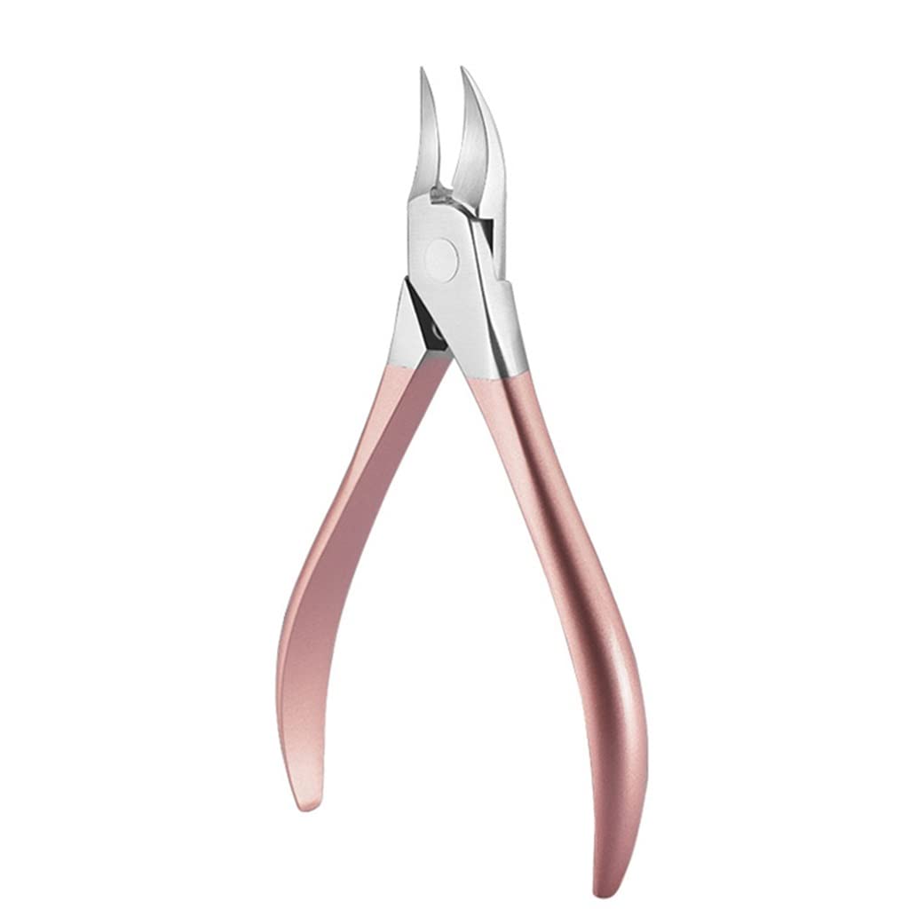 Pince à cuticules rose pour votre routine de manucure à la maison