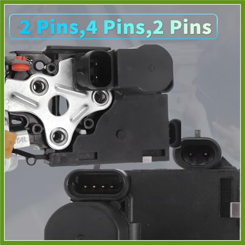 Image of Replacement Front Left Driver Side Power Door Lock Actuator Motor for GMC for Chevrolet Trailblazer for Buick Door Latch Actuator Assembly No.15110507 Black Vehicle Components