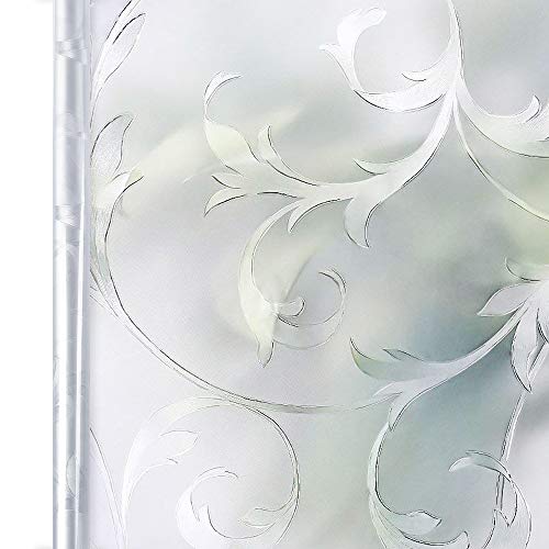 Homein Vinilo Ventana para Privacidad Vinilos Cristal Electricida Estática Traslúcido, 90 * 200cm, Película Ventana Sin Pagamento Adhesivo Facíl Desmontar y Reutilizar de Baño Cocina Oficina Anti UV