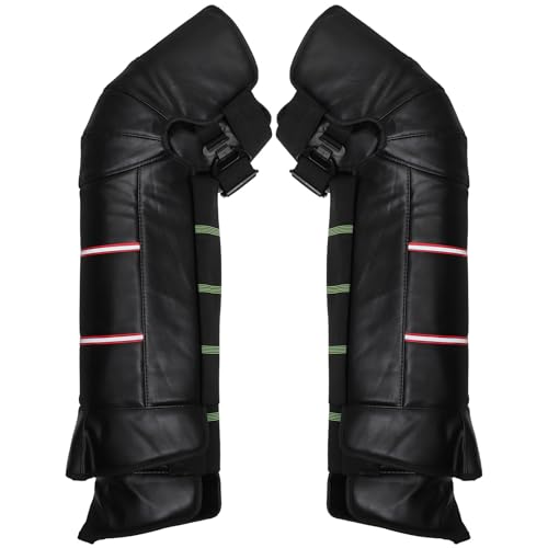 NOLITOY Protectores Térmicos para Motocicleta Invierno 2 Piezas Mangas Largas Resistentes al Viento Agua Acolchados Gruesos y Cálidos para Ciclismo y Actividades al Aire Color Aleatorio