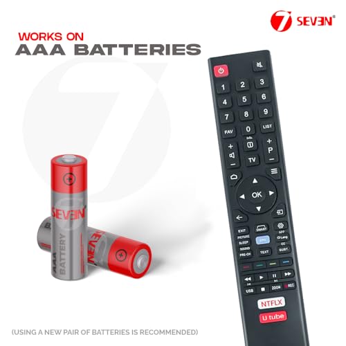 Image of 7SEVEN Compatible for Bpl Tv Remote Control Suitable for All Model of Bpl Smart Television LCD LED Remotes Control