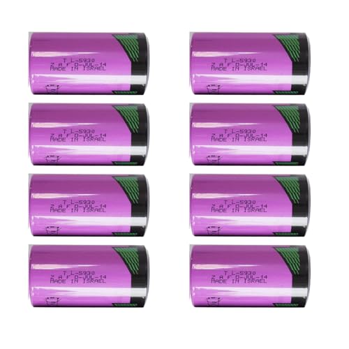 HYHGKHGKFKFKBFJ ?8 Pack?TL-5930 3.6V 19000mAh Lithium Battery for Tadiran TL-5930 Battery Series, Size D