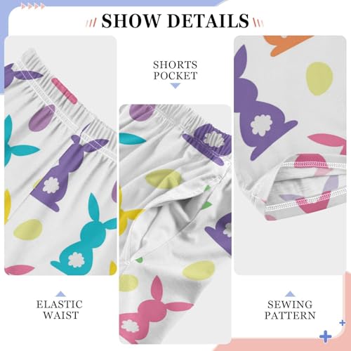 Happy Easter Bunny Boys Track Pants Toddler Casual Pants Sweatpants Kids Athletic Pants for 6-8 Years4