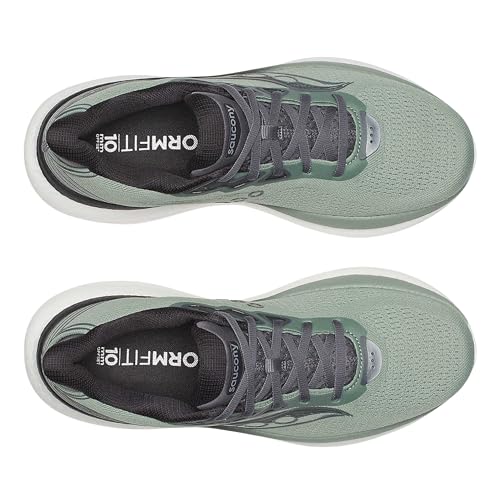 Saucony Men's Triumph 23 Sneaker, Iceburg/Carbon, 9 Wide by Saucony - Used condition - Image 8