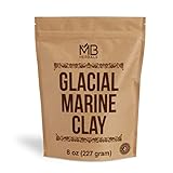 MB Herbals Glacial Marine Clay 8 oz / 0.5 LB | For Face Packs & Masks | Soap Making