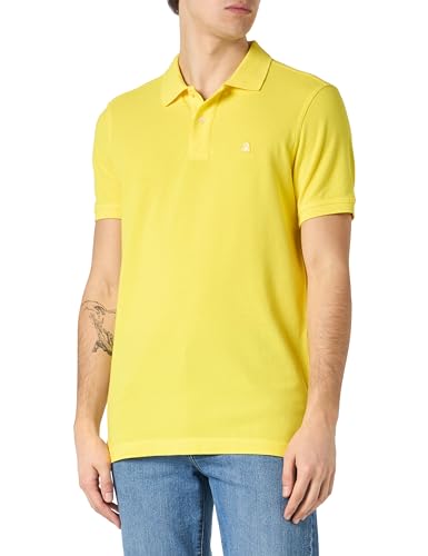 United Colors of Benetton Erkek Regular Fit Kısa Kollu Polo T-shirt Sarı M