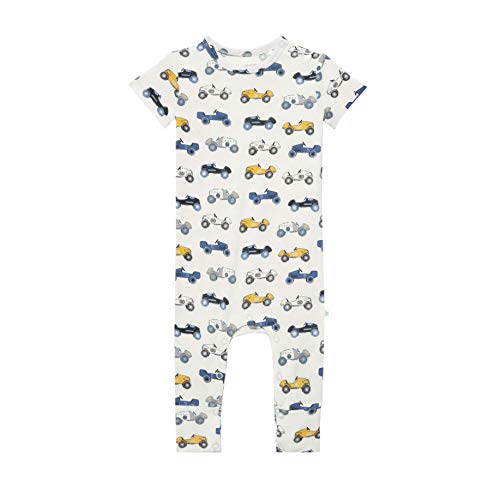 Image of Posh Peanut Baby Rompers Pajamas with Snap Closure - Sleepers Boy Clothes - Kids One Piece PJ - Soft Viscose from Bamboo
