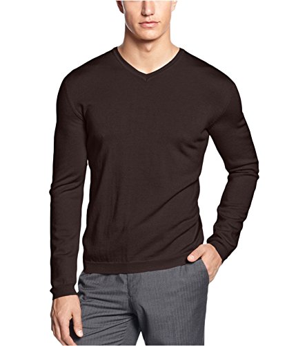 Calvin Klein Sportswear Men's Merino Solid V-Neck Sweater
