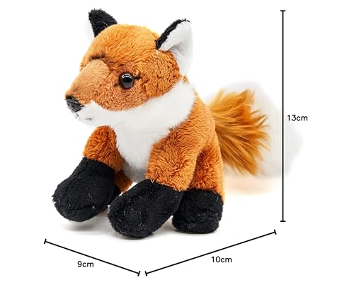 Uni-Toys - Fuchs Plushie - 13 cm (Höhe) - Plüsch-Waldtier - Plüschtier, Kuscheltier