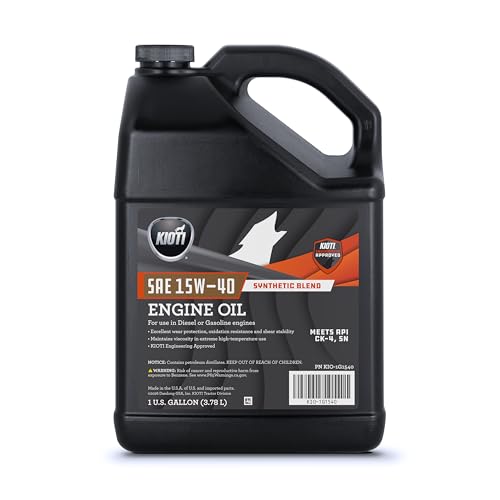 Aceite para motor 15W-40 mezcla sintética Kioti 4 galones