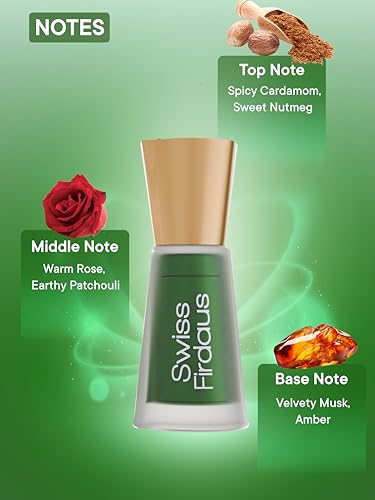 Image of Al-Nuaim Swiss Firdaus Attar Roll On - 6ml (Pack Of 4) |Luxury Scent with Long Lasting Fragrance Men
