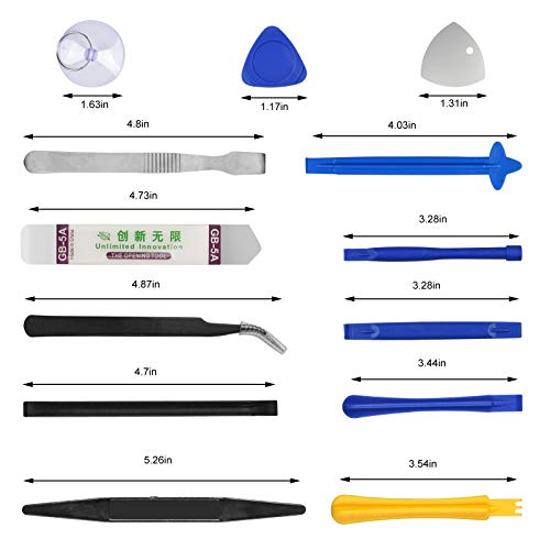 22-in-1 Electronics Repair Tool Kit with Professional Precision Screwdrivers and Opening Pry Tools Suitable for iPhone, MacBook, Samsung, Huawei and Other Phones, Tablets and Computers