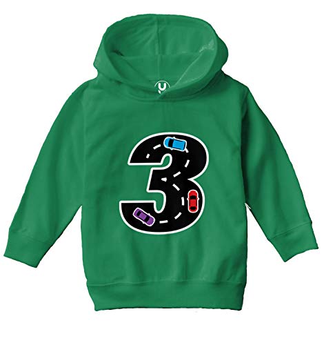 Haase Unlimited Racecar - Car Third Birthday Toddler/Youth Fleece Hoodie
