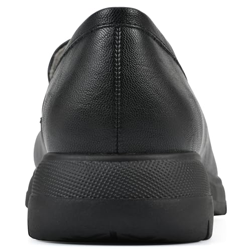 Image of CLIFFS BY WHITE MOUNTAIN Women's Flow Cushioned Lug Sole Loafer Flat