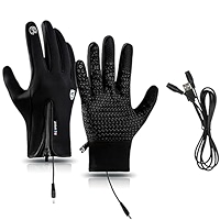 Gants Chauffants Rechargeables HygoSport - Écran Tactile, 3 Modes, étanches, USB, Pour Homme/femme