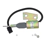 Tendparts Solénoïde d'arrêt 3991167 J991167 compatible avec moteur Cummins 4BT compatible avec Case IH Tractor 1150H MX100 MX120 MX150 580M 1840 85XT 70XT 550G 586E 580SL 1840 5120 5130 5140