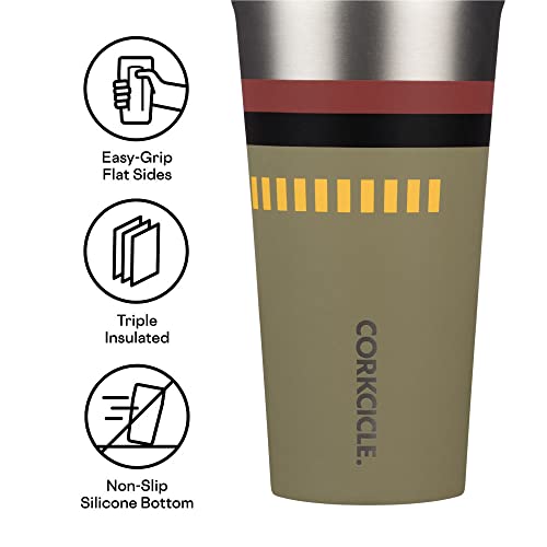 Corkcicle Disney Star Wars 16 Oz Stainless Steel Travel Tumbler & Lid, Boba Fett #TOP1