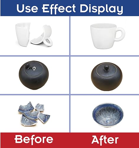 Image of 30g Ceramic Glue,China Porcelain and Pottery Repair,Super Instant Glue Bonding Between Ceramics,No Smell After Cure,Waterproof Clear