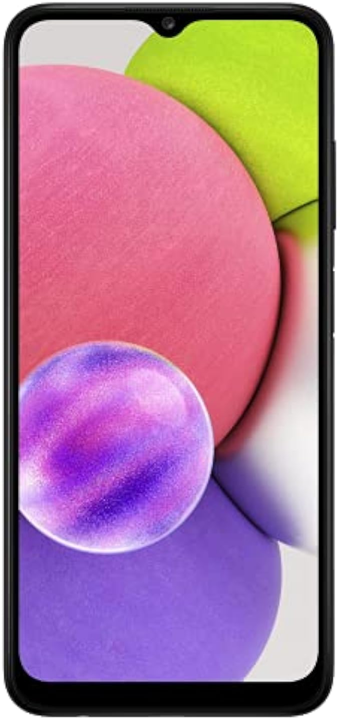 SAMSUNG Galaxy A03S 4G LTE (NOT 5G) 6.5" HD+ Triple Camera 5000mAh Battery, Dual Sim GSM Unlocked Global 4G Volte (NOT VERIZON/Boost) International Model A037M/DS (Black, 64GB)