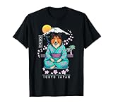 Ideale per i fan dei fiori di ciliegio, delle vibrazioni samurai, di Tokyo, del Giappone e dell’estetica retrò synthwave anni ’80, vaporwave anni ’90 e Fuji.