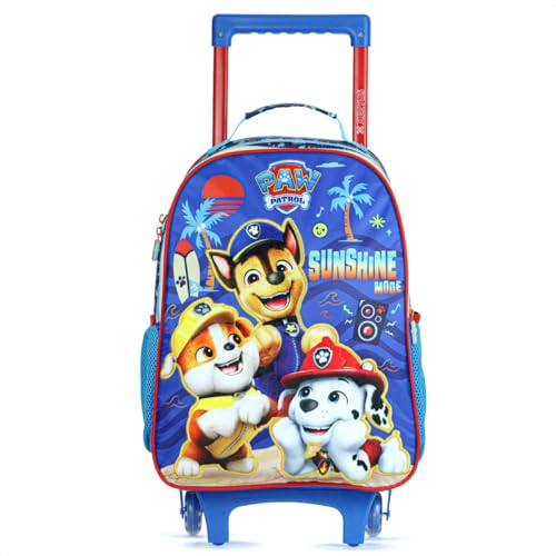 Mochila Infantil com Rodinha, Xeryus, Patrulha Canina Sunshine R, Grande