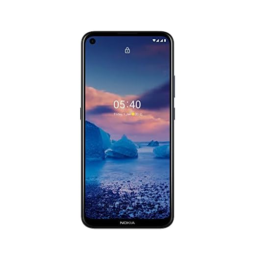 Smartphone Nokia 5.4 128GB, 4GB RAM, Tela 6,39 Pol. Câm Quádrupla com IA + Lentes Ultra-Wide Azul – NK025