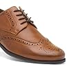 Beckett Billy Mens Lace Up Tan Brogue Shoe - Size 10 UK - Brown #5