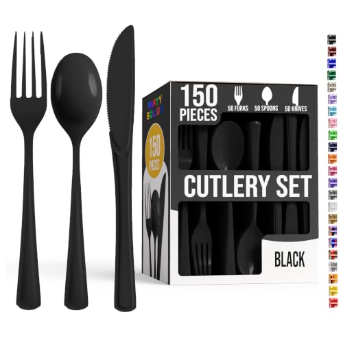 Best 10 black plastic silverware  In 2022