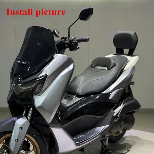 Asiento cómodo NMAX 155 2025 Turbo Tech Max en acabado gris de carbono 3