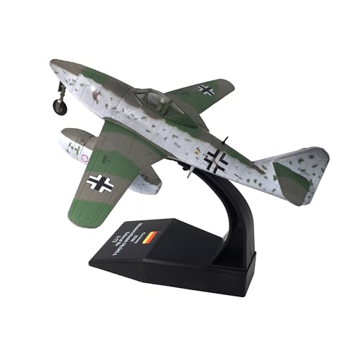 Enatuhter 1/72 Scale Model Aircraft Me-262 Simulation Alloy Fighter Jet Model Plane Military Airplane Models for Adults