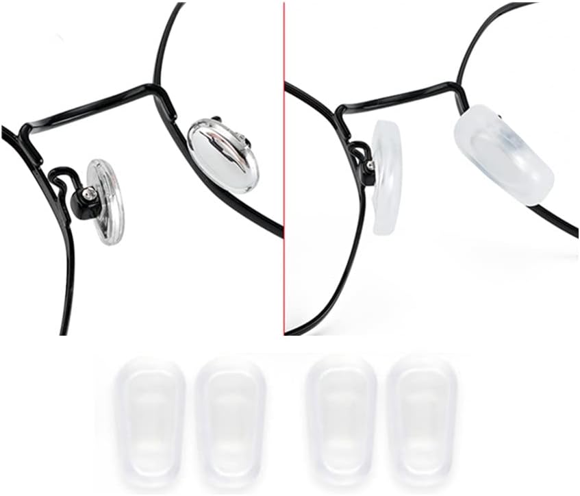 Eyeglass Nose Pads Cover,Soft SiliconeSlipon Glasses Nose