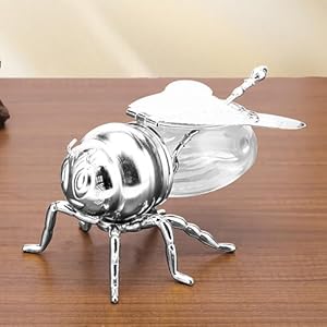 Słoik na miód pszczoła Generic 22023492-SILVER