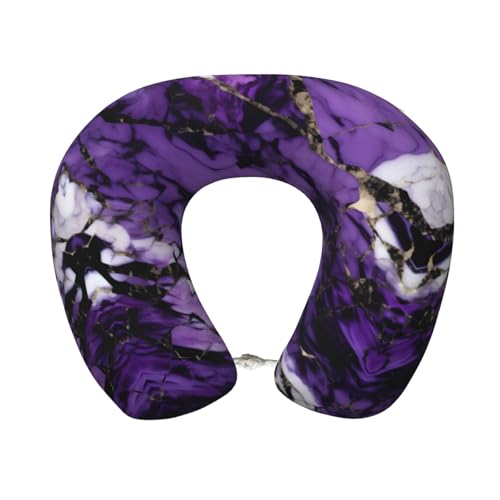 Almohada de viaje de espuma viscoelástica negra miniatura 1