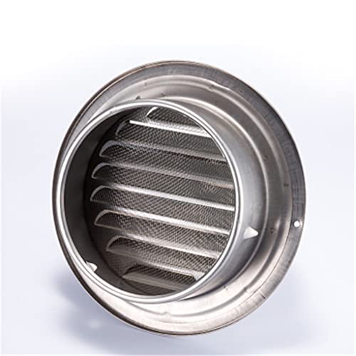 Rejilla de ventilación de acero inoxidable para pared y techo, cubierta de salida de conducto de aire para ventilación y calefacción miniatura 3