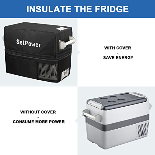 Image of Setpower Insulated Protective Cover for AJ40 or AJ50 Portable Refrigerator Freezer, suitable for AJ40 AJ50 Both, Flexible Model