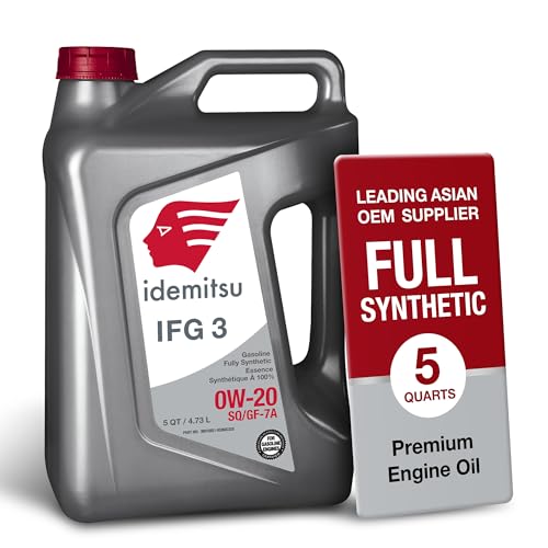 Idemitsu IFG3 0W-20 SP/GF-7A Full Synthetic Motor Oil – 5 Qu...