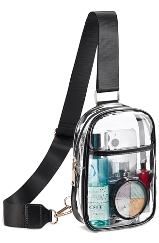 Clear Bag for Stadium Events Clear Purses for Women Stadium Crossbody Bag Transparent Fanny for Concerts2
