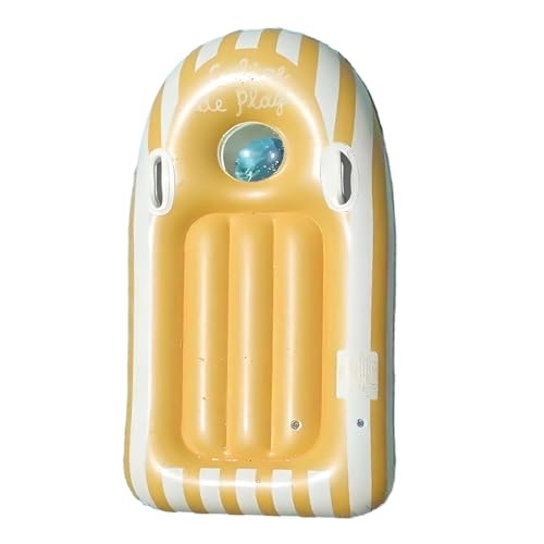 Tablero Corporal Inflable - Tableros De Carrocería para La Playa | Tabla De Surf para Niños Portátiles con Manijas | Balsas De Piscina para El Mar | Equipo De Entrenamiento De Natación para El Verano