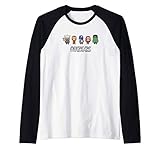 Official Marvel Merchandise Marvel Avengers Game Cute Super Heroes Camiseta Manga Raglan