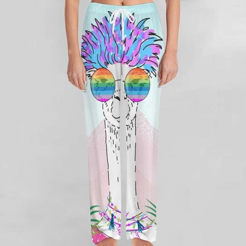 Cool Alpaca bas de pyjama femme long fluide en taille S - 3