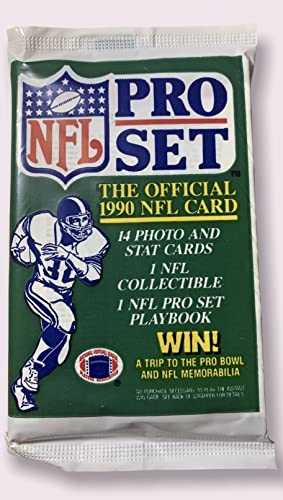 1990 Pro Set Official NFL Card Unopened Packs