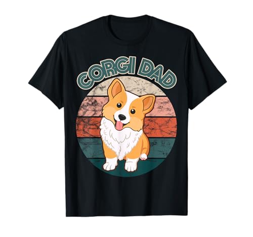 Corgi Dad Pembroke Welsh Corgi Dog Lovers Propriétaire Doggy Doggo T-Shirt