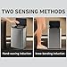 ELPHECO Stainless Steel Office Trash Can Motion Sensor Garbage Can Touchless Smart Trash Can Automatic Waste Bin for Kitchen, Office, Bathroom (Silver, 5.5 Gallons)