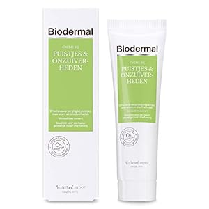 Biodermal Crème bij puistjes en onzuiverheden Dagcrème – Dagcreme bij puistjes en onzuiverheden biedt een effectieve…