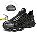 CASTOIS Steel Toe Shoes for Men Women Safety Work Sneakers Wide Composite Toe Indestructible Lightweight Comfortable Tennis Shoe ，Zapatos de seguridad Trabajo para Hombres Mujer 40