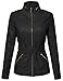 Awesome21 Women's Zipper Motorcycle Biker Faux Leather Jackets