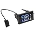 RiToEasysports 2472V Electric LCD Display, S966 LCD Display Meter Control Panel for Electric for 22.2mm 0.9in Handlebars