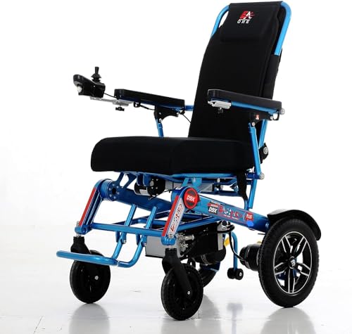 EAONE D9X PRO ONE Click Automatic Folding Electric Wheelchair Scooter, Lightweight, Airplane Travel Safe, Heavy-Duty Power Electric Wheelchair (21.5'' seat Width)
