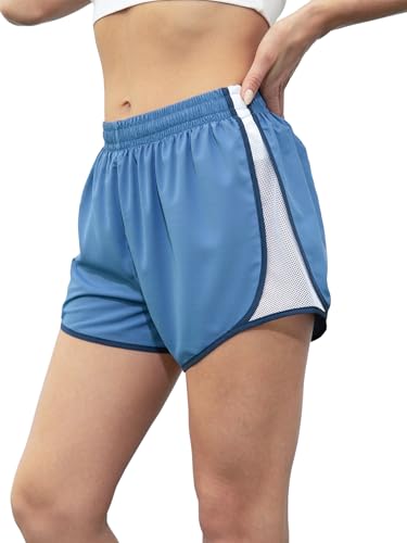 Women's Quick-Dry Swim Shorts with Brief Liner& Pockets 3