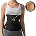 HOT SHAPERS Hot Belt with Waist Trainer - Women's Tummy Trimmer and Girdle for Weight Loss, Control Stomach for Workouts, Slimming and Shaping and Enhanced Sweat (Small, Black)